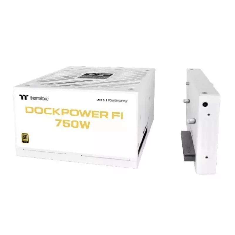 Thermaltake Dockpower FI 750W kompiuterio maitinimo šaltinis, 80 PLUS Gold, modulinis, baltas