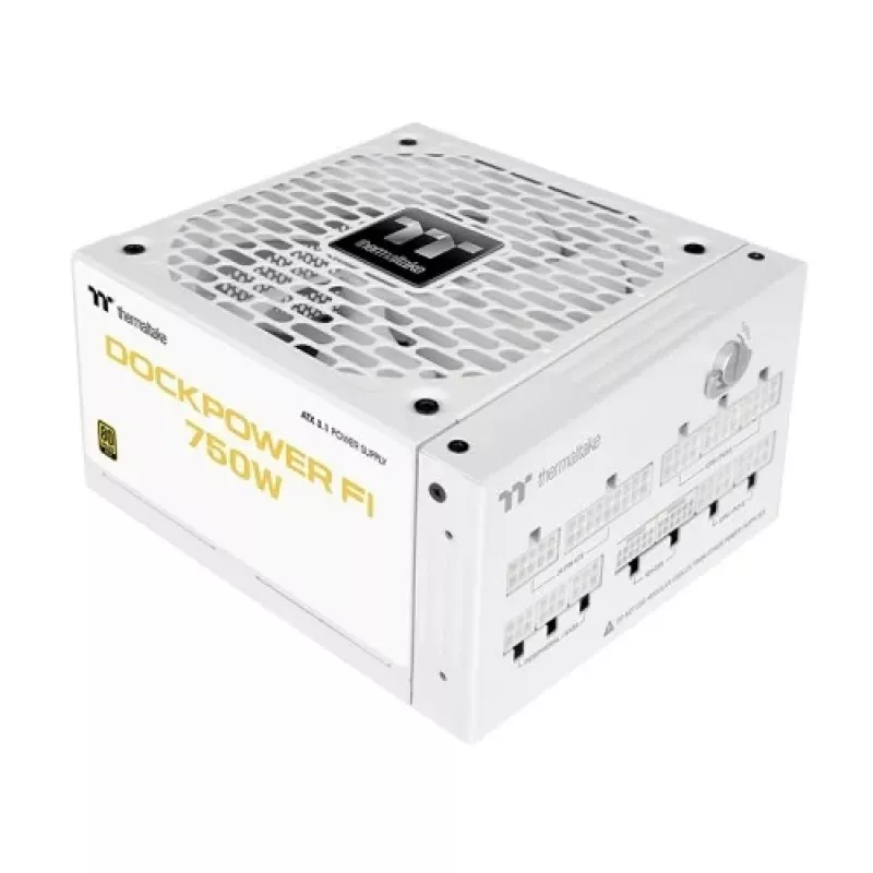 Thermaltake Dockpower FI 750W kompiuterio maitinimo šaltinis, 80 PLUS Gold, modulinis, baltas