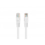 Lanberg PCU5-20CC-0050-W komutacinis kabelis CAT.5E UTP, 0,5 m, baltas (10 vnt.)