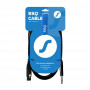 SSQ XLRJS3 audio kabelis su XLR lizdu ir 6,3 mm stereo jack jungtimi, 3 m
