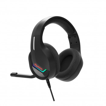 Marvo Tactic 40 H8618 BK ausinės žaidėjams, su laidu, RGB, juodos