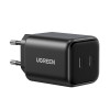 Ugreen X526 kroviklis 45 W, 2 x USB-C, GaN, juodos spalvos