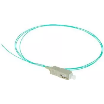 ACT RL8695 SC pigtail šviesolaidžio kabelis, 1 m, OM3, LSZH, aqua