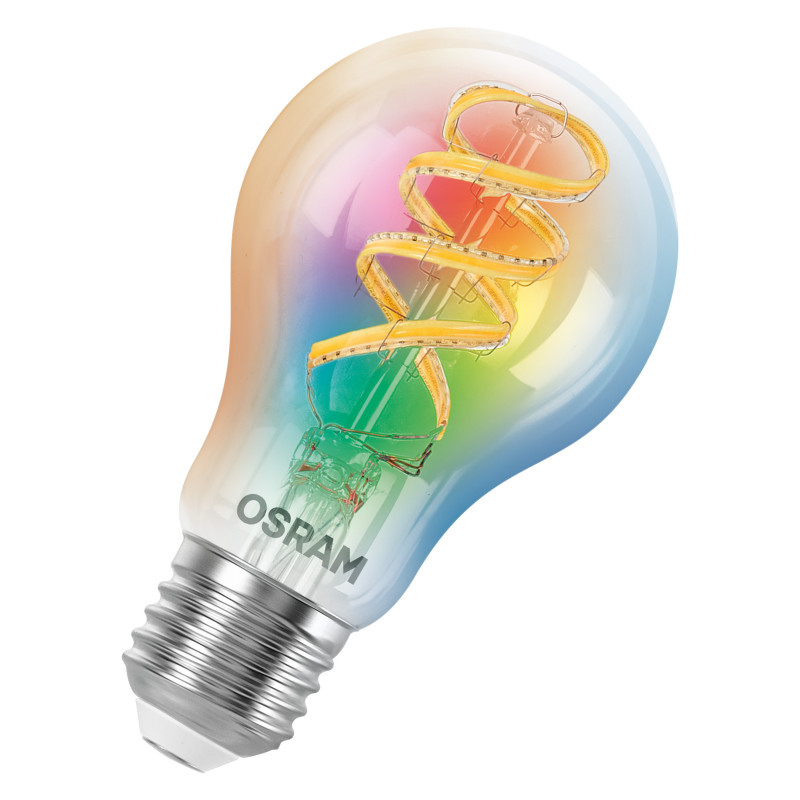 Osram SMART+ MATTER Filament Multicolor Classic A40 išmanioji lemputė, E27, 4,8 W, RGBW, Wi-Fi