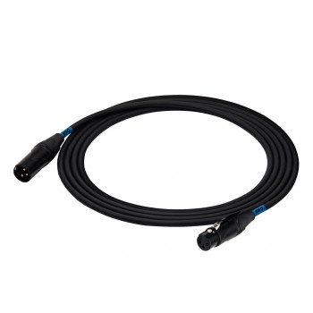 SSQ DMX1 SS-1838 laidas XLR kištukas - XLR lizdas, 1 m, juodas