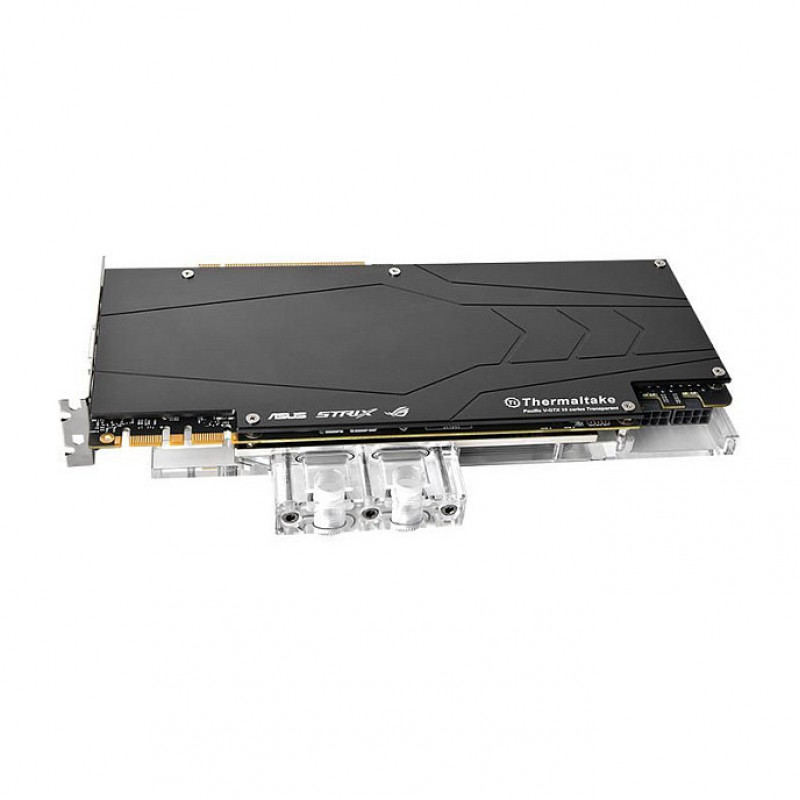Thermaltake Pacific V-GTX 1080 Ti (CL-W184-CU00TR-A), skirtas ASUS ROG STRIX, skaidrus