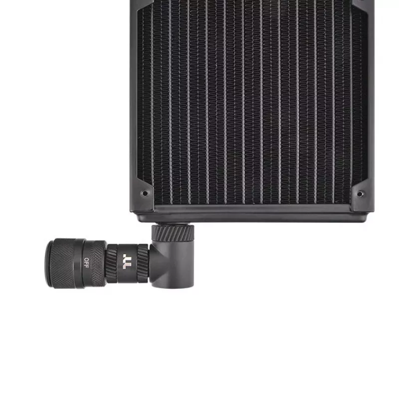 Thermaltake Pacific SF jungties ilgiklis (išorinis–išorinis sriegis) CL-W391-CU00MK-A, 30 mm, matinės juodos spalvos, DIY LCS