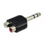 SSQ HA7 – adapteris iš 2 x RCA lizdų į 6,3 mm stereo jungtį