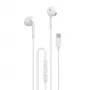 Dudao X3C stereo ausinės su mikrofonu, Type-C, baltos
