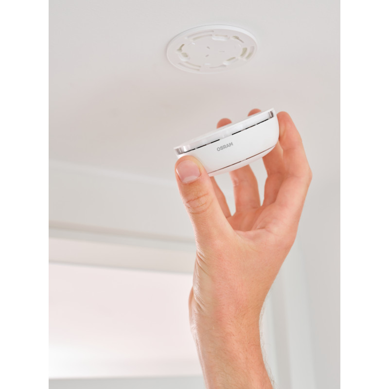 Osram SMART+ išmanusis dūmų jutiklis su Wi-Fi, baltas