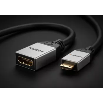 celexon Mini HDMI M/F adapteris su Ethernet palaikymu, 2.0a/b, 4K, Professional