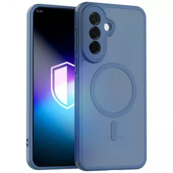 3mk Misty MagCase dėklas telefonui Samsung Galaxy A37, mėlynos spalvos