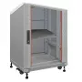 IT-BUDGET 19 colių tinklo spinta SRK 90ITB19SRK1266GG, 12 U, 600x600 mm, šviesiai pilkos spalvos