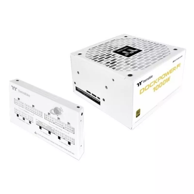 Maitinimo blokas Thermaltake Dockpower FI 1000W, 80 PLUS Gold, baltas