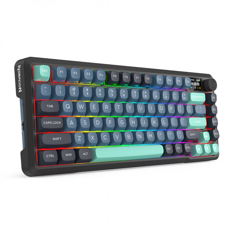 Redragon K724GBG-RGB-PRO Behemoth klaviatūra žaidėjams, 75 %, RGB