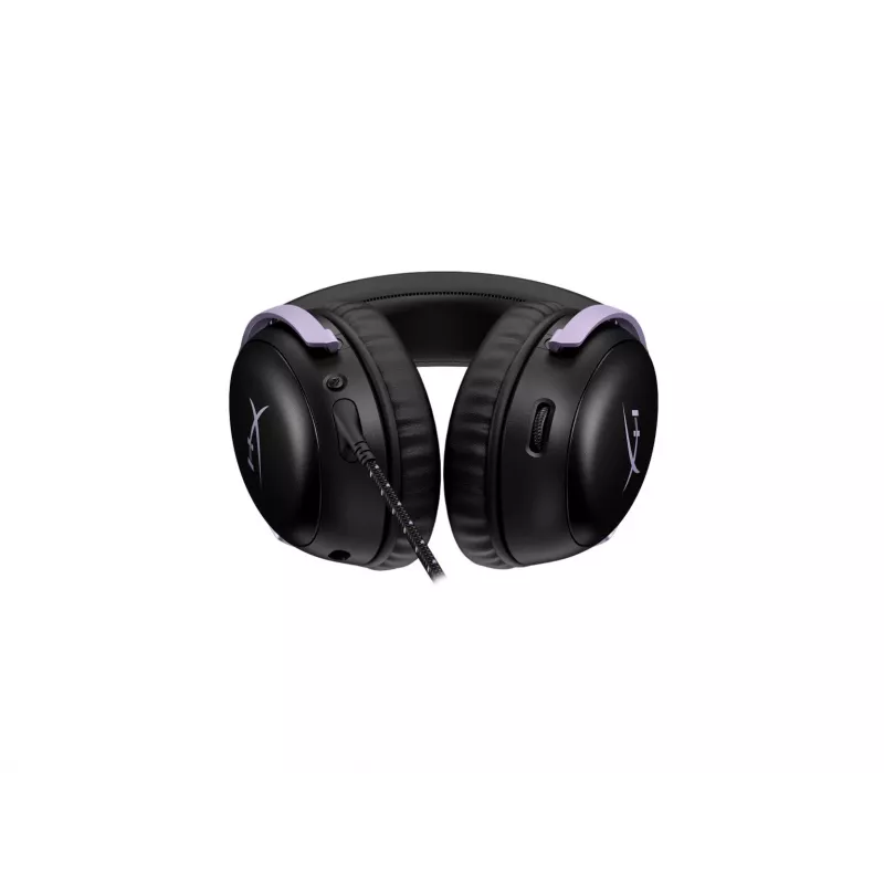 HyperX Cloud III ausinės žaidėjams, juodos ir levandų spalvos