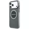 Mercedes AMG00120 AMG IML Transparent Bicolor Block MagSafe dėklas telefonui iPhone 18 Pro Max / 17 Pro Max, juodas/pilkas