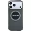 Mercedes AMG00120 AMG IML Transparent Bicolor Block MagSafe dėklas telefonui iPhone 18 Pro Max / 17 Pro Max, juodas/pilkas