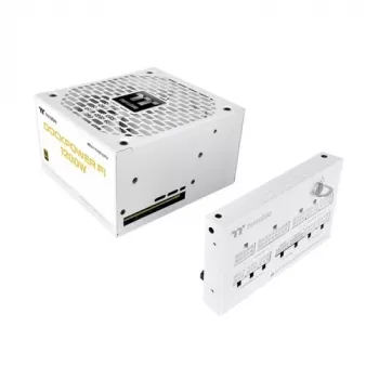 Thermaltake TT Dockpower FI 1200W Snow kompiuterio maitinimo šaltinis, 1200 W, 80 PLUS Gold, modulinis, baltas