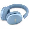 Guess Metallic Effect Metal Script Logo ausinės ant ausų, Bluetooth, ENC, mėlynos spalvos