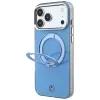 Dėklas Mercedes MagSafe su žiedu-stovu ir Iconic Logo telefonui iPhone 18 Pro Max / 17 Pro Max, mėlynas