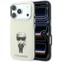 Dėklas Karl Lagerfeld Smooth Ikonik Sketch MagSafe telefonui iPhone 18 Pro Max / 17 Pro Max, smėlio atspalvio
