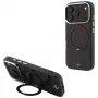 Mercedes Mer008917 Ring Stand Iconic Logo MagSafe dėklas telefonui iPhone 18 Pro / 17 Pro, bordo spalvos