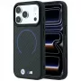 BMW M Kevlar Blue Print Ring MetalLogo MagSafe telefono dėklas iPhone 18 Pro / 17 Pro, juodos spalvos