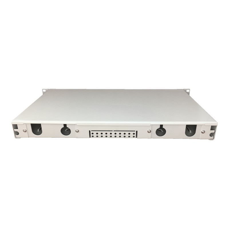 Alantec FOP-1U-12SCD-S šviesolaidinis skirstymo skydelis 12xSC duplex, 19 colių 1U, išstumiamas, su priekiniu skydeliu ir montavimo priedais