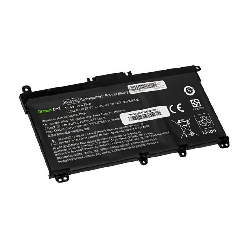 Green Cell GC-HP190 baterija HP nešiojamam kompiuteriui, 11,4 V, 4150 mAh