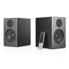 Audio Pro A28 Linkplay aktyvi stereo garsiakalbių sistema su žemų dažnių refleksu, juoda