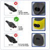 Akyga AK-PD-10 USB krovimo laidas skustuvui Philips OneBlade, 1,8 m