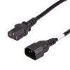 Akyga AK-PC-111A CCA maitinimo prailginimo laidas, 3x0,5 mm², IEC C13 / IEC C14, 5 m, juodas
