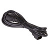 Akyga AK-PC-111A CCA maitinimo prailginimo laidas, 3x0,5 mm², IEC C13 / IEC C14, 5 m, juodas