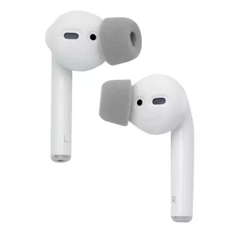 Comply SoftCONNECT 44-44001-00 pilki ausų antgaliai Apple AirPods, M dydis (vidutiniai)