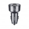 Joyroom JR-CCN19 įkroviklis automobiliui, 65 W, 2x USB-C + USB-A, tamsiai pilkos spalvos