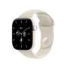 Apple Watch Series 12 GPS + Cellular 42 mm išmanusis laikrodis, perlų baltos spalvos keramikos korpusas, smėlio spalvos sportinė apyrankė, M/L