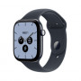 Apple Watch Series 12 GPS + Cellular 46 mm išmanusis laikrodis, nakties mėlynos spalvos keramikos korpusas, tamsiai mėlyna sportinė apyrankė, M/L