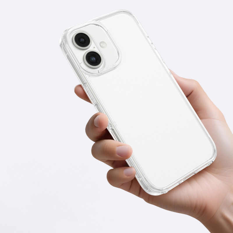 AmazingThing Minimal Case dėklas iPhone 16 Plus telefonui, skaidrus