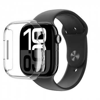 AmazingThing Minimal Case dėklas Apple Watch 46 mm laikrodžiui, skaidrus