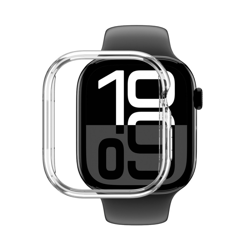 AmazingThing Minimal Case dėklas Apple Watch 46 mm laikrodžiui, skaidrus