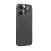 AmazingThing AR Aluminum 3 Lens Glass kameros objektyvų apsauga su rėmeliu iPhone 16 Pro / 16 Pro Max telefonams, juoda