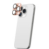 AmazingThing Aviation-Grade Alloy grūdinto stiklo apsauga fotoaparato objektyvams, tinkanti iPhone 16 Pro / 16 Pro Max, rožinio aukso atspalvio