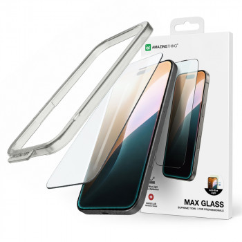 AmazingThing Titan Max FusionFilter 7 apsauginis grūdintas stiklas iPhone 17 Pro Max telefonui