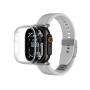 AmazingThing Minimal apsauginis dėklas Apple Watch Ultra 3 / Ultra 4 49 mm laikrodžiui, skaidrus