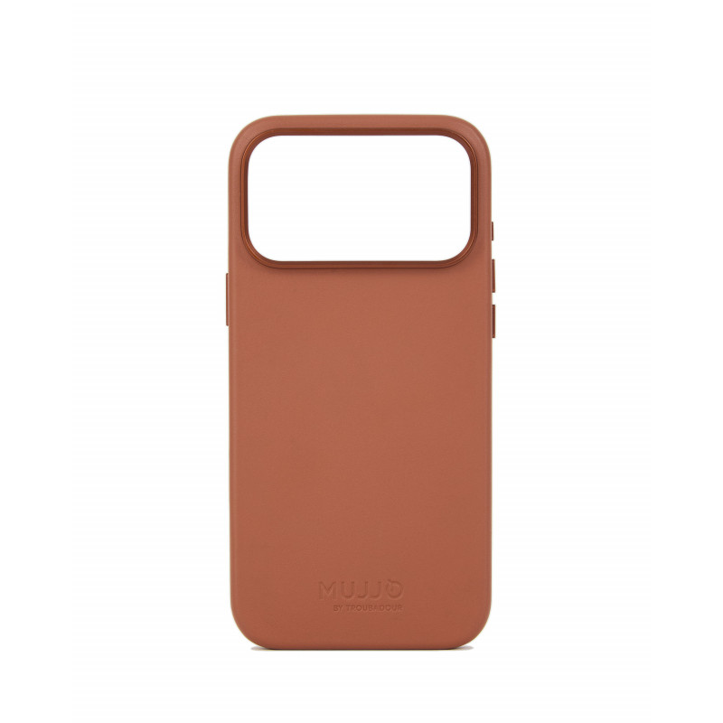 Mujjo Troubadour odinis telefono dėklas Apple iPhone 18 Pro Max / 17 Pro Max, MagSafe, šviesiai rudas