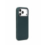 Mujjo Troubadour odinis telefono dėklas Apple iPhone 18 Pro Max / 17 Pro Max, MagSafe, obsidiano žalias