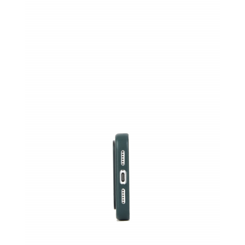 Mujjo Troubadour odinis telefono dėklas Apple iPhone 18 Pro Max / 17 Pro Max, MagSafe, obsidiano žalias