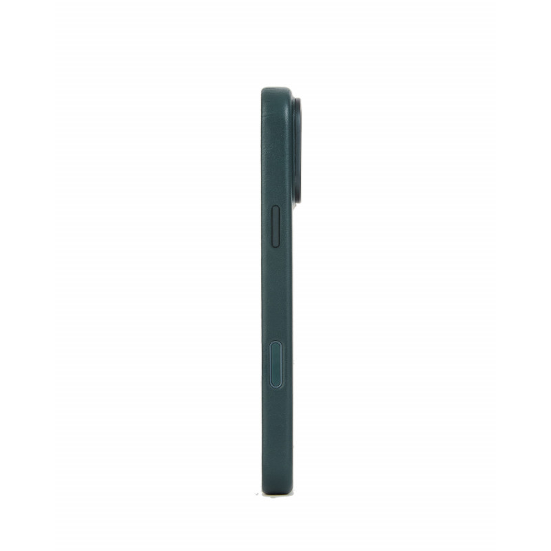 Mujjo Troubadour odinis telefono dėklas Apple iPhone 18 Pro Max / 17 Pro Max, MagSafe, obsidiano žalias