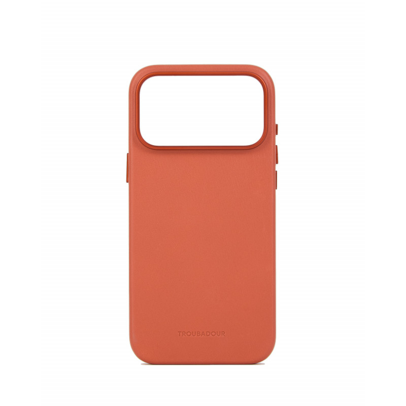 Mujjo Troubadour odinis telefono dėklas Apple iPhone 18 Pro Max / 17 Pro Max, MagSafe, terakotinis
